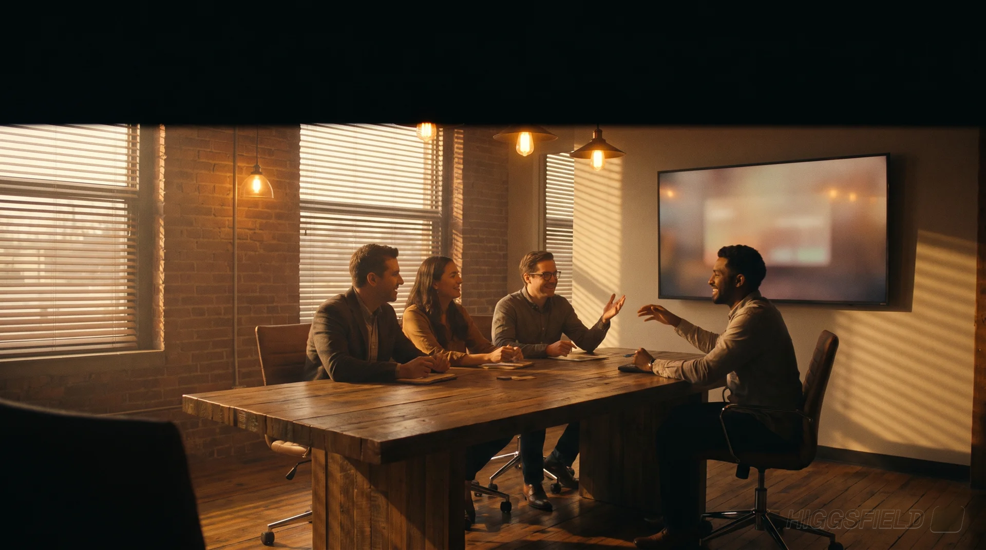Escala Digital team collaborating in an office alongside a client